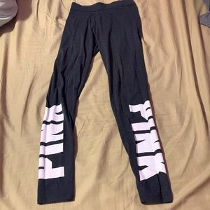 VS PINK grey leggings size XS